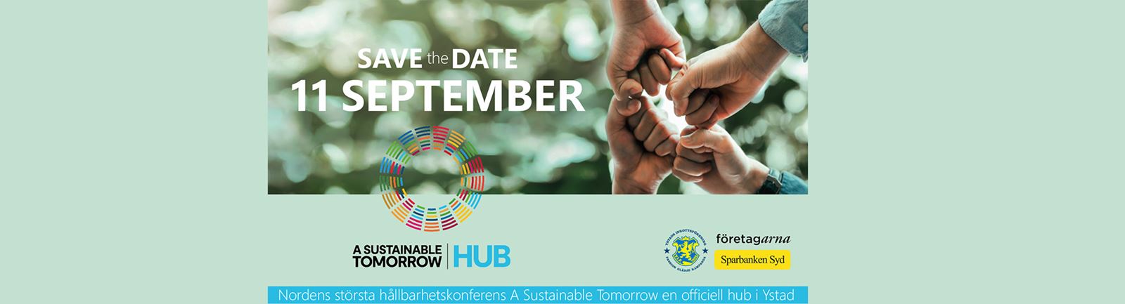 A Sustainable Tomorrow anordnas den 11 september.