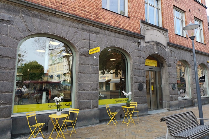 Sparbanken Syds kontor i Kristianstad