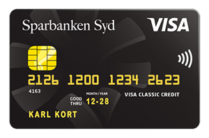 Sparbanken Syds Visa Betal- & Kreditkort