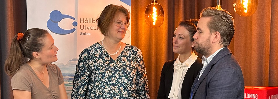 Medverkande personer i webinaret Ett mål i taget