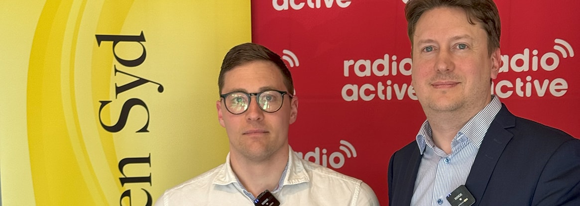 Andreas Larsson och Jon Davidsson medverkar i Ekonomikollen på Radio Active